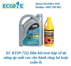 EC KY(P-722) Dầu bôi trơn hộp số đa năng áp suất cao cho bánh răng lai hoặc xoắn ốc
